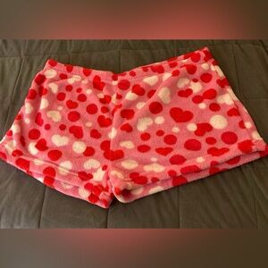 Fancy Girlz fuzzy sleep shorts